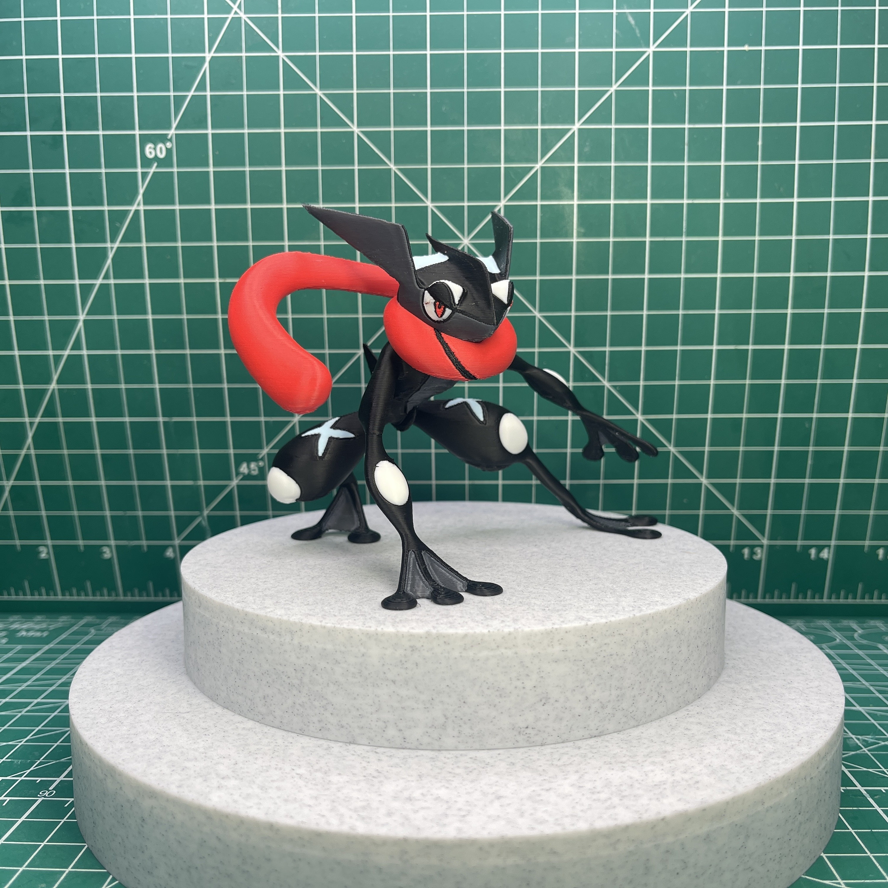 ゲッコウガ ポケモン フィギュア 3D プリント レギュラー シャイニー