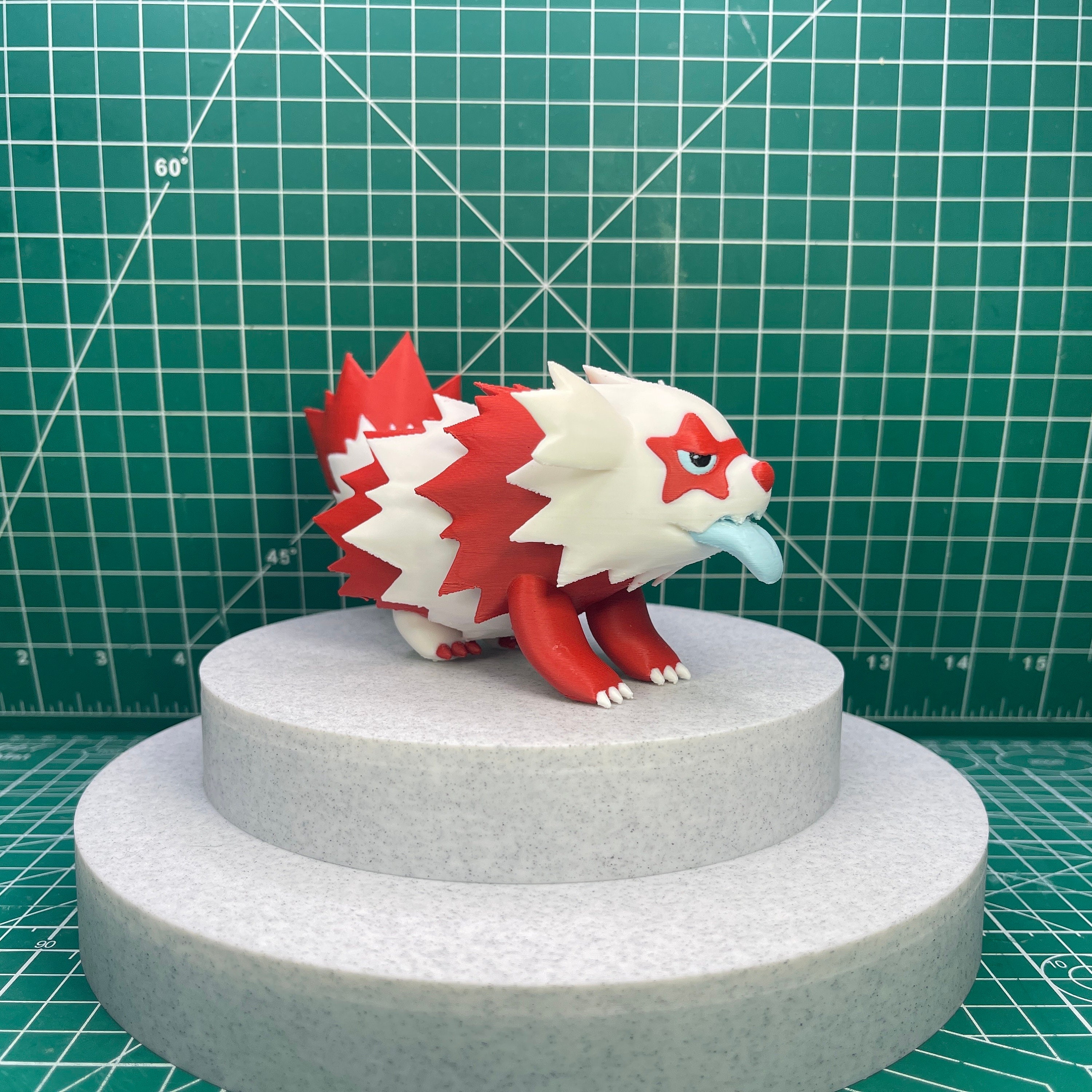 ガラルジグザグマ ポケモンフィギュア 3Dプリント レギュラー