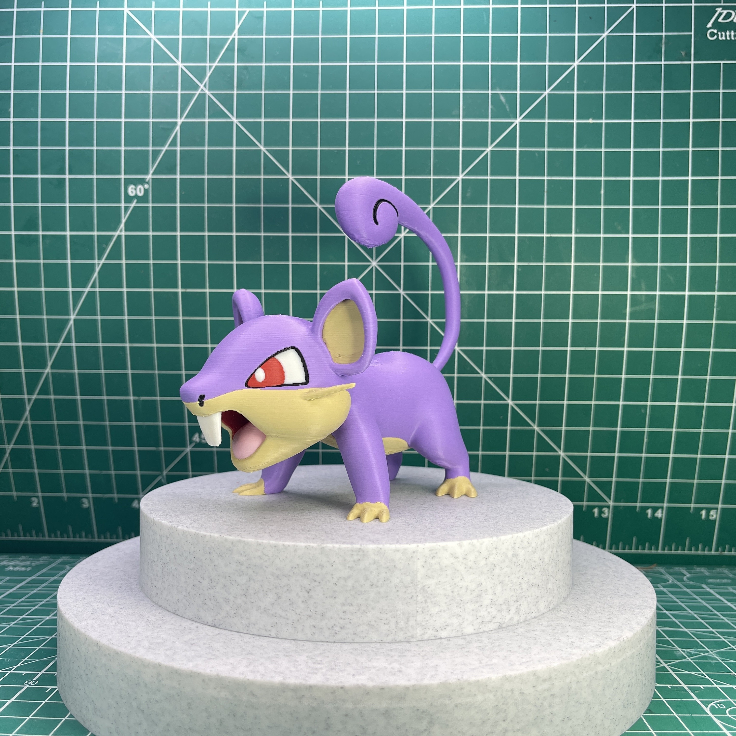 コラッタ ポケモン フィギュア 3Dプリント 通常版＆光沢版