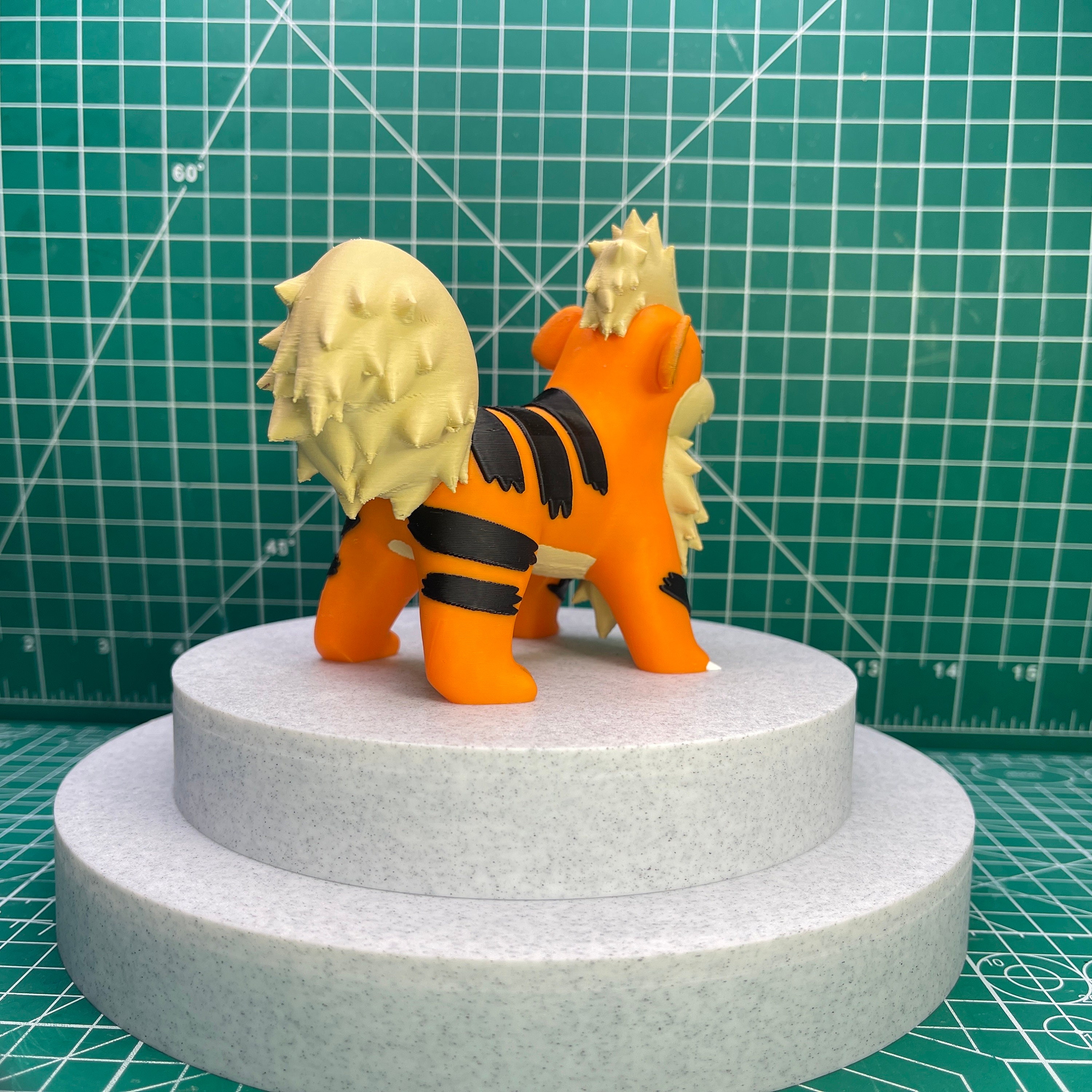 Pokemon Tomy CGTSJ - Caninos & Arcanin / Growlithe & Arcanine - Retro Japan