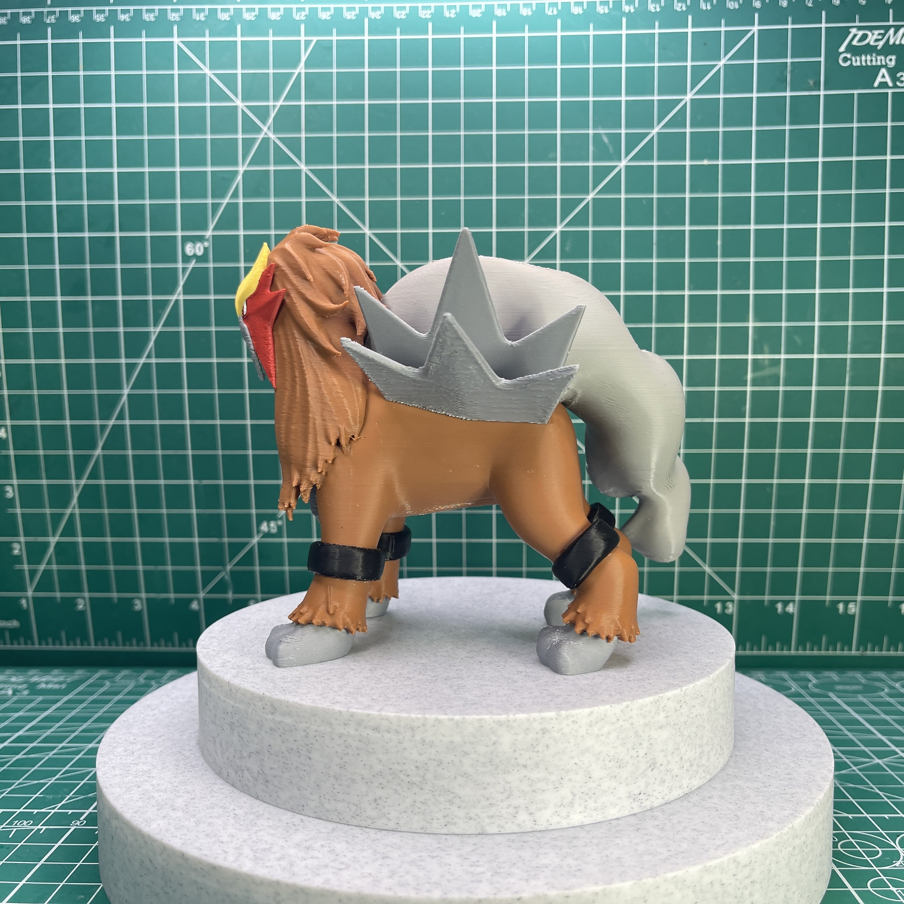 エンテイ ポケモン フィギュア 3D プリント レギュラー シャイニー
