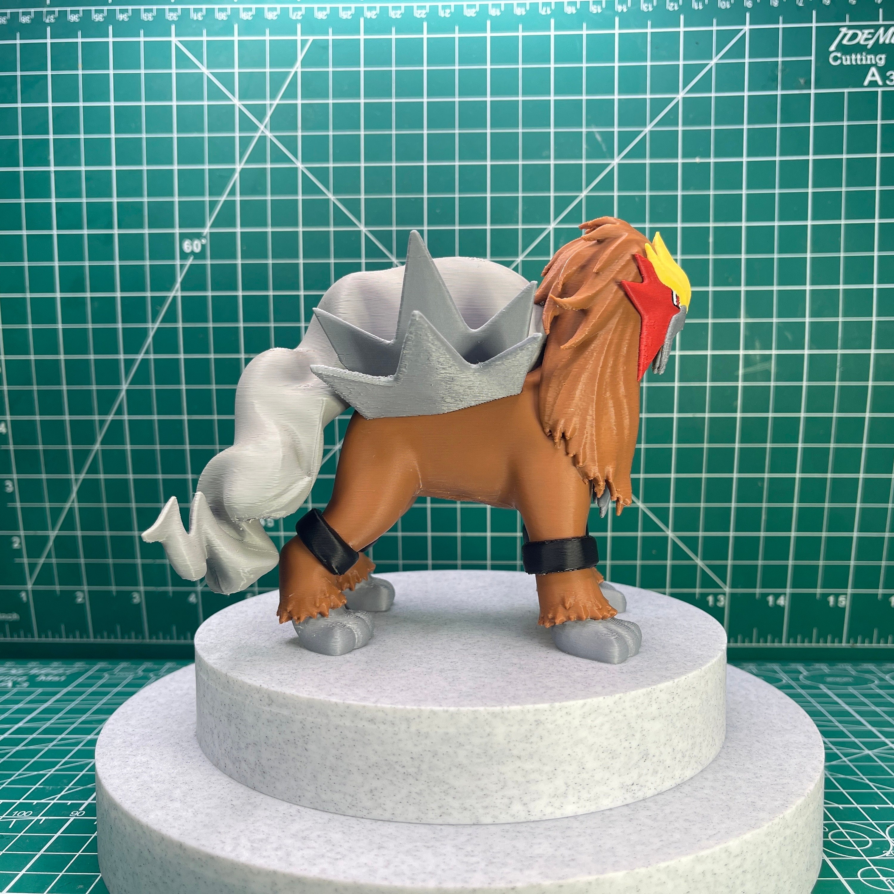 エンテイ ポケモン フィギュア 3D プリント レギュラー シャイニー