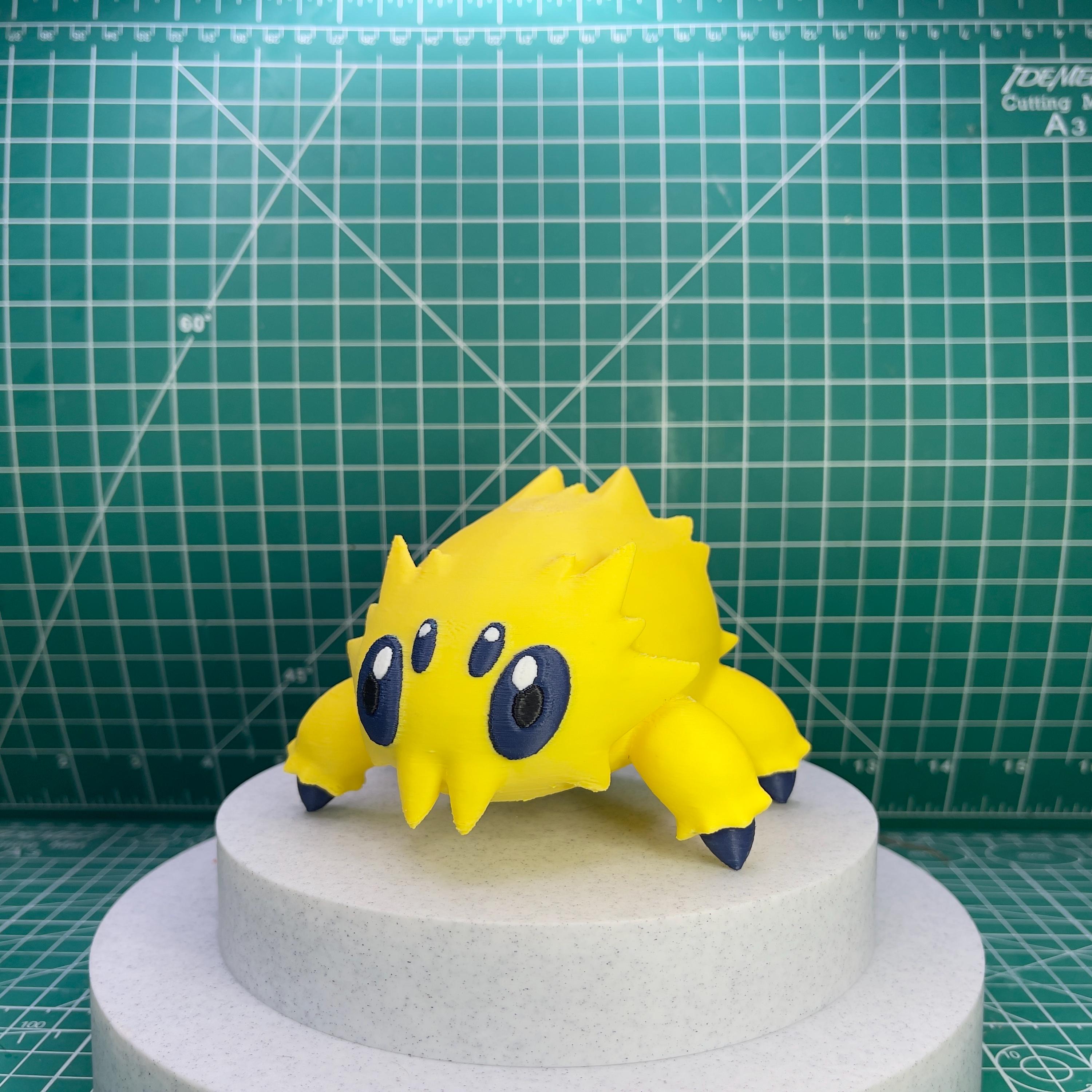 ジョルティック ポケモンフィギュア 3Dプリント 通常版と色違い版