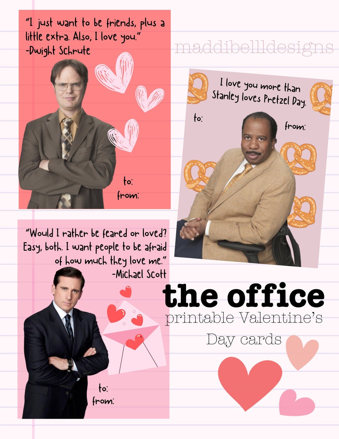 The Office Valentine S Day Cards Dunder Mifflin The Office Funny Valentine S Day Cards For