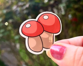 Mushrooms Sticker for Laptop Hydroflask Notebook Custom Stickers Pack Notebook Mushies Cute