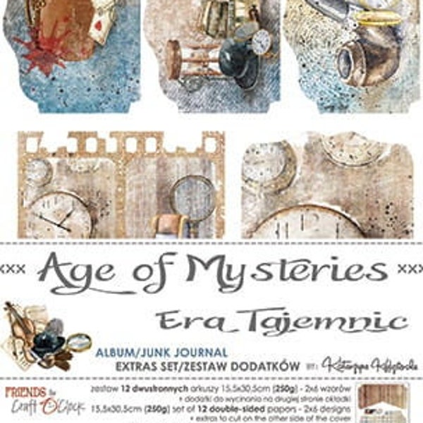 Age of mysteries - junk journal - extras set, Craft O'Clock Scrapbooking Paper Pad Scrapbooking