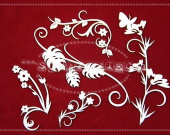 PRIMAVERA DECORES, Spring, Flowers, decorative ornament, chipboard, Scrapiniec