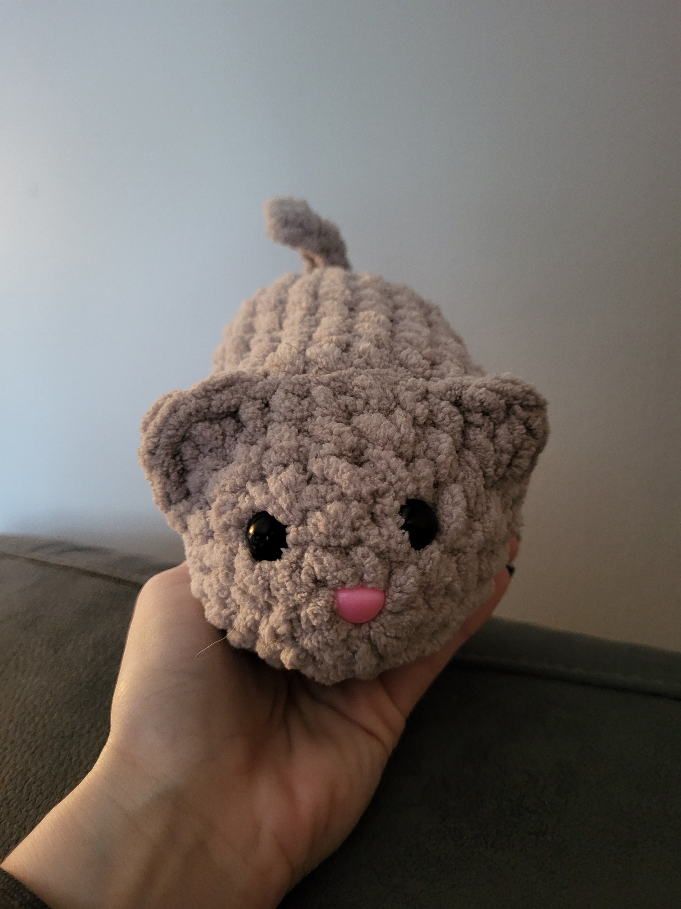 No Sew Cat Easy Crochet Pattern Digital File Etsy Canada