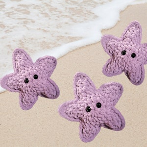 No Sew Star Fish Crochet Pattern Digital File | Easy Starfish image 2