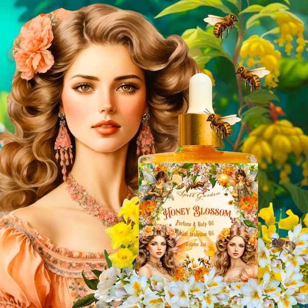 Wildflower Honey Perfume/Natural Perfume/Organic Perfume/Women's Perfume/Perfume Spray/Rollerball Perfume/Shea Body Butter/Spa Gift Box