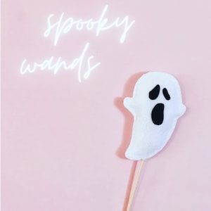 Ghost Halloween Wand/ pretend play/ magical wands/ spooky children’s decor/ spooky wands/ Halloween party