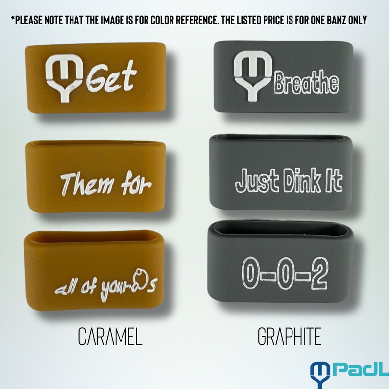 Personalized Pickleball Paddle Band - Custom Silicone Name Band image 9