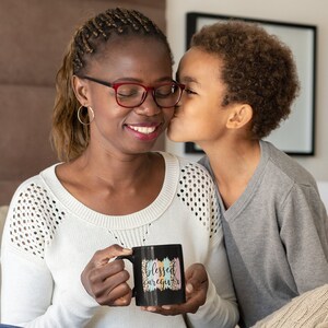 Caregiver Coffee Mug Gift, Blessed Caregiver, Care Giver Appreciation Month, Gift For Caregiver Nurse Gift 11oz Black Mug