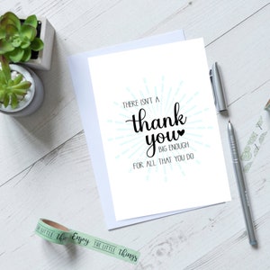 Caregiver Thank You Card, Appreciation Gift For Nurse Hospice, Caregiver Card Gift 5x7in Folded Card
