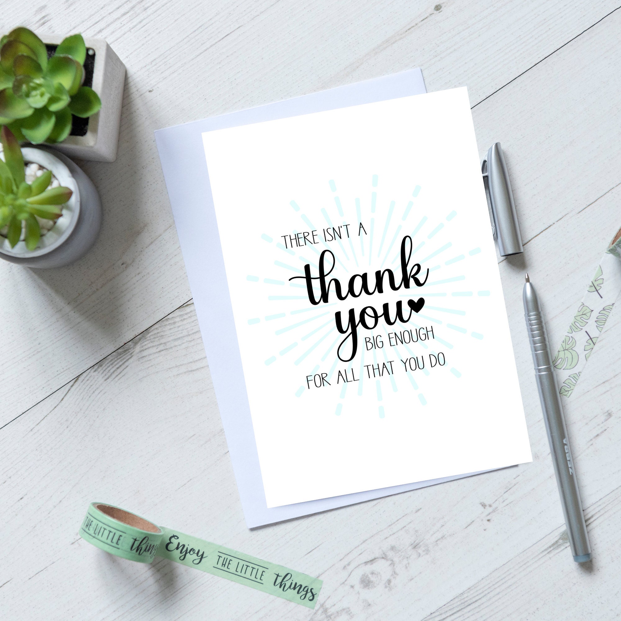 Caregiver Thank You Card, Appreciation Gift for Nurse Hospice ...