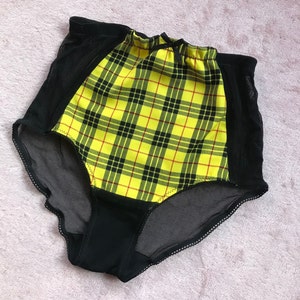 Ultra High Waist Brief Tartan
