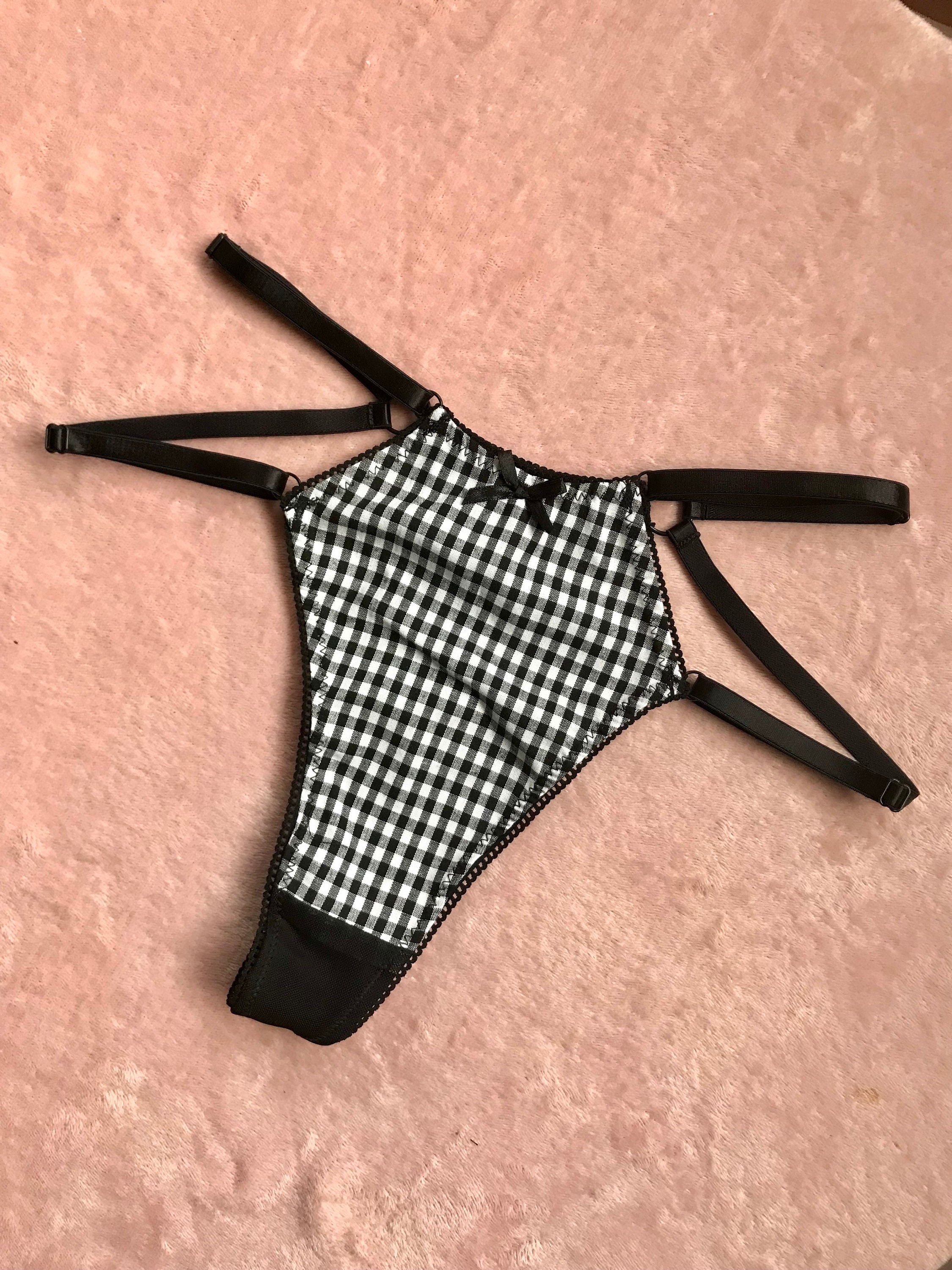 Suggestive Thong Panty, Slip Into My Cockpit Thong Lingerie