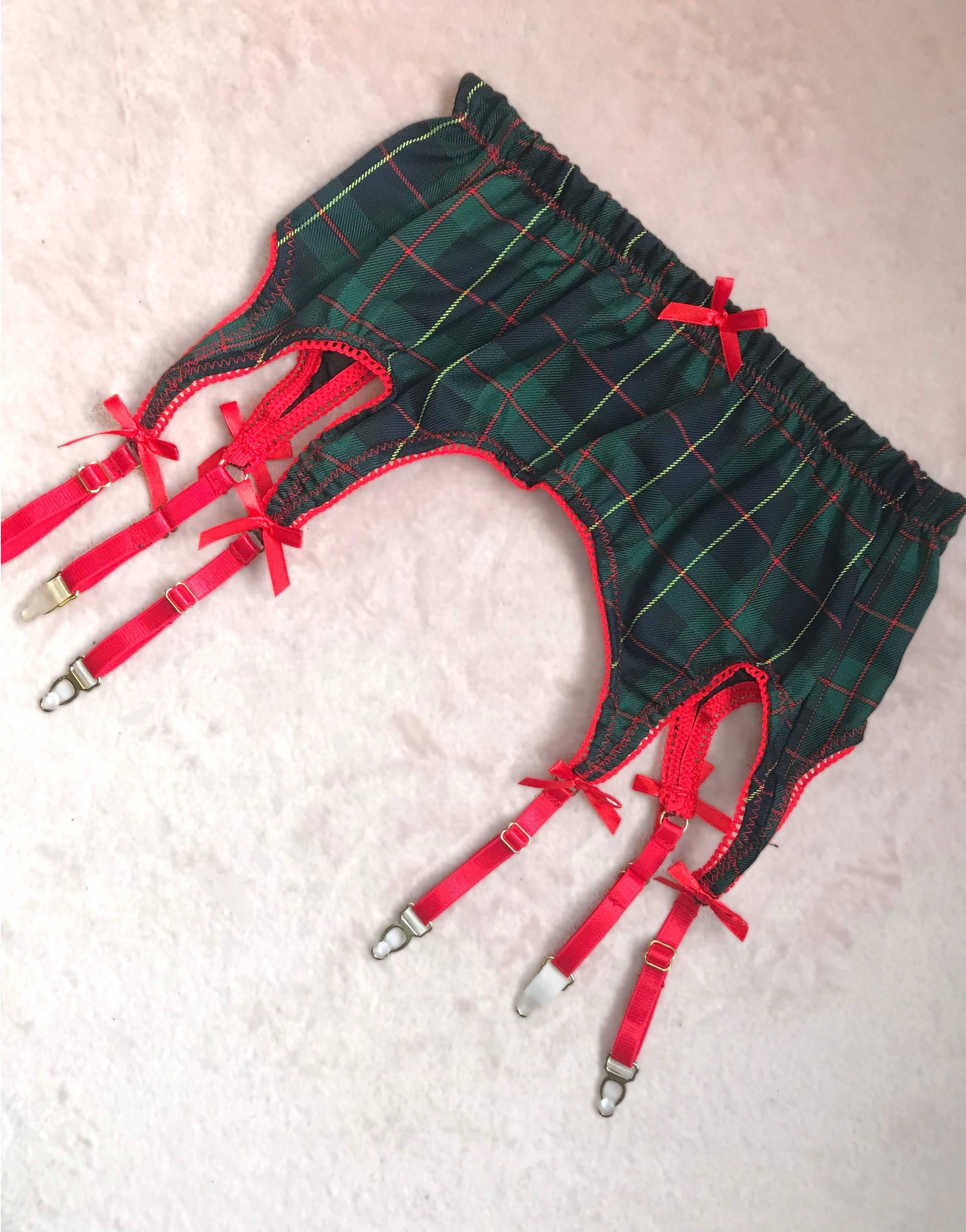 Tartan Garter Belt - Etsy UK