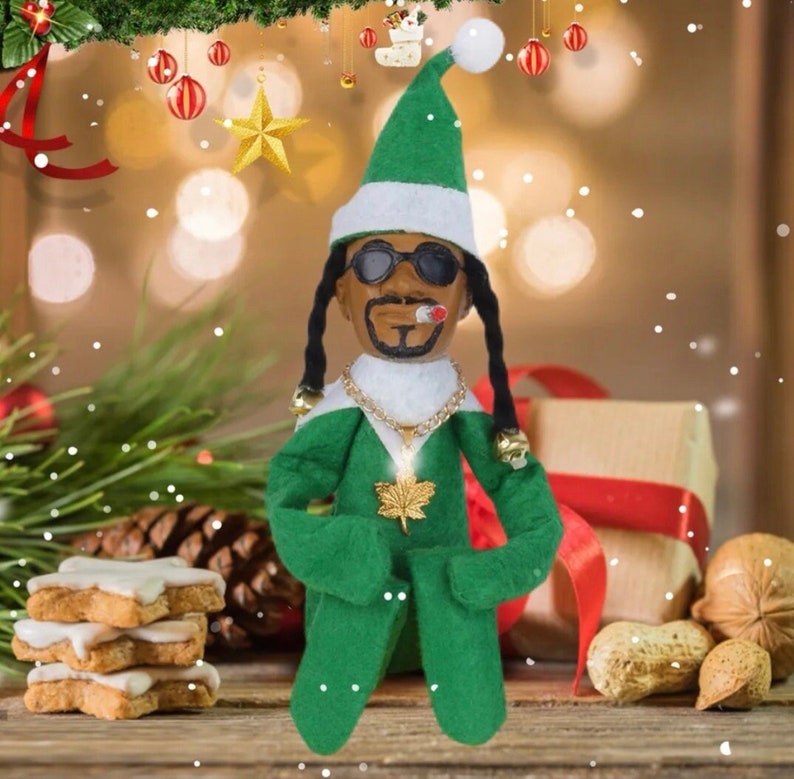 Snoop on a Stoop Elf Doll Snoop Dogg Elf - Etsy Ireland