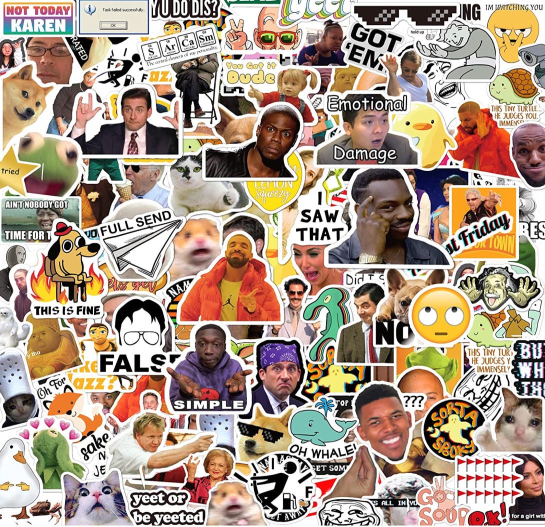 Meme Stickers for Sale  Coole aufkleber, Sticker erstellen, Auto