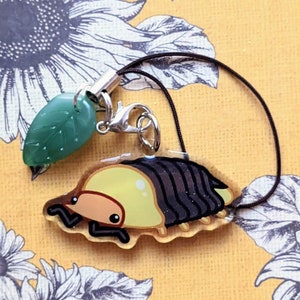 Rubber Ducky Isopod | phone charm strap keychain sparkle epoxy