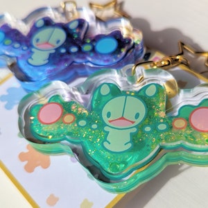 Reuniclus Liquid Shaker Keychain