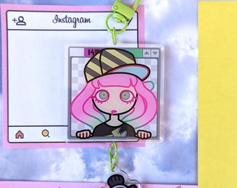 Harmony Paruko Webcore | Splatoon 3 | Two piece acrylic keychain