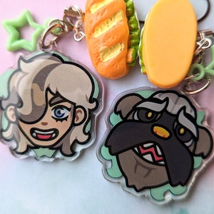 Arven | sparkle epoxy phone keychain