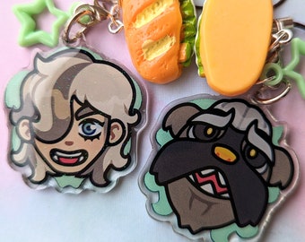 Arven | sparkle epoxy phone keychain