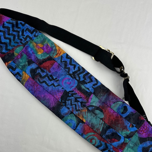 90's Abstract Graphic Cummerbund Vintage 80's