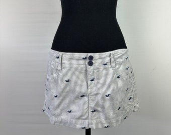 Y2K Micro Mini Cargo Skirt Vintage Hollister 2000's Coastal