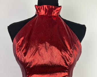 Y2K metallic mini-jurk vintage schoolfeest
