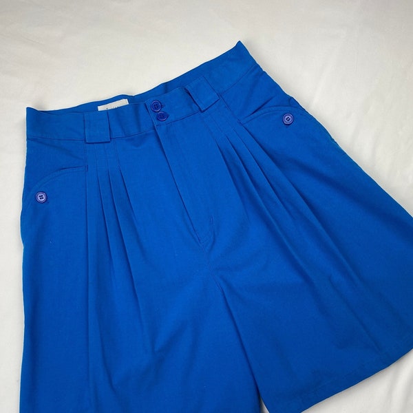 80's Pleated High Waist Shorts Vintage Coastal core