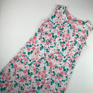 Vintage Floral Knit Dress 90&#39;s