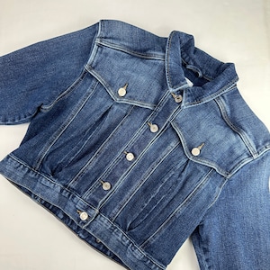 Cropped Jean Jacket Vintage Y2K Guess Denim