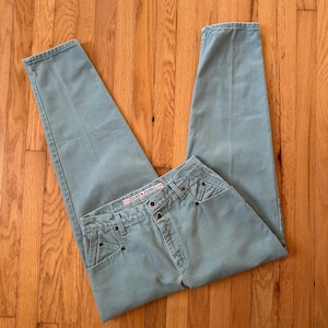 90&#39;s Zena Dusty Blue Denim Jeans Vintage