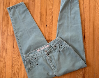 90er Jahre Zena Dusty Blue Denim Jeans Vintage