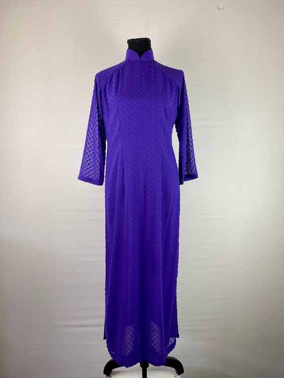 Vintage Asian Qipao Dress 60's - image 4