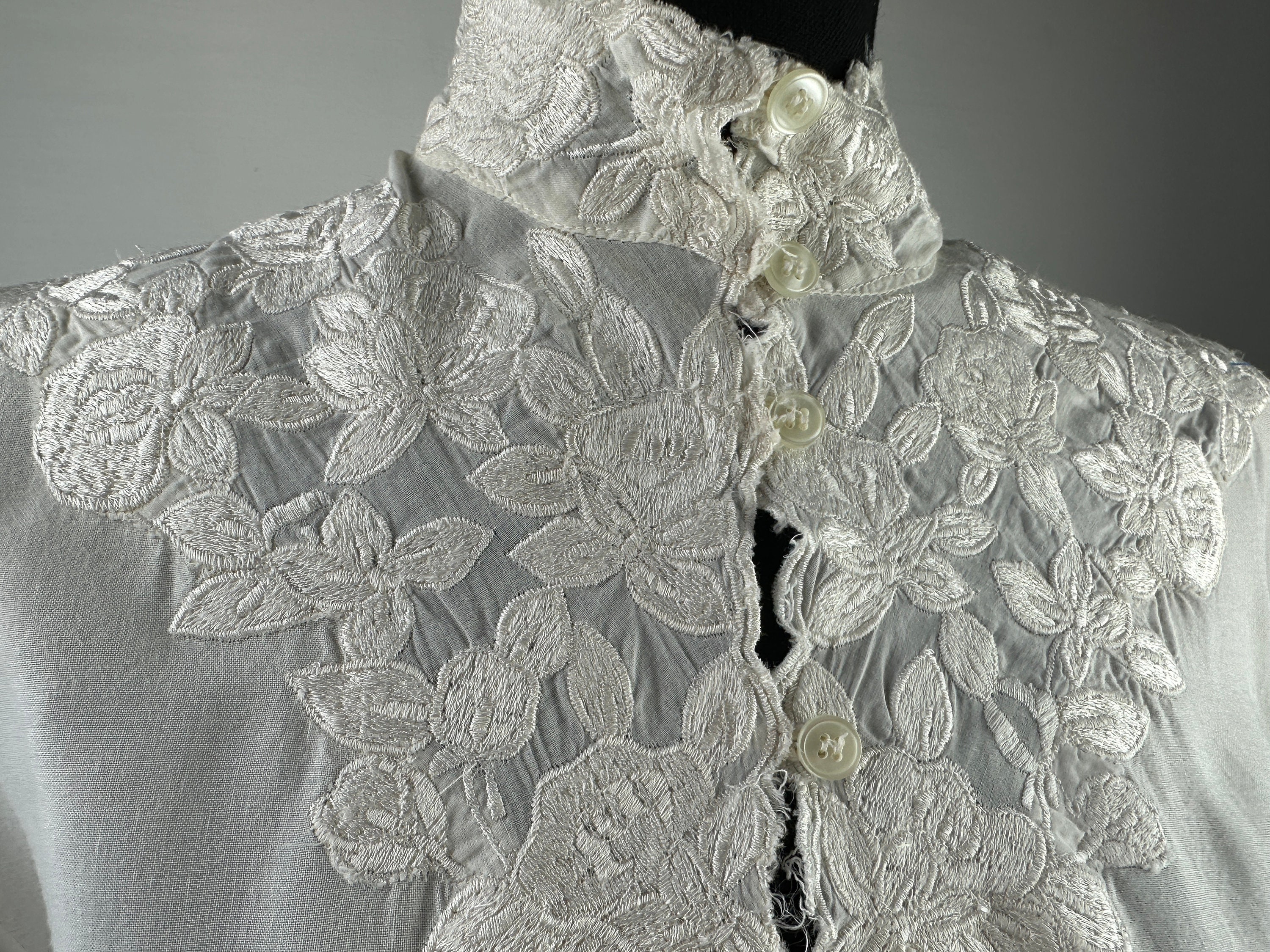 Violetta Lace Collar Vintage Blouse
