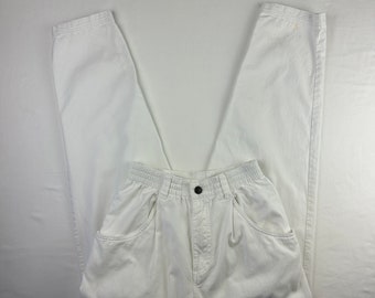 Eddie Bauer White Cotton Trousers Gorpcore Vintage Outdoor Brand Y2k 2000's