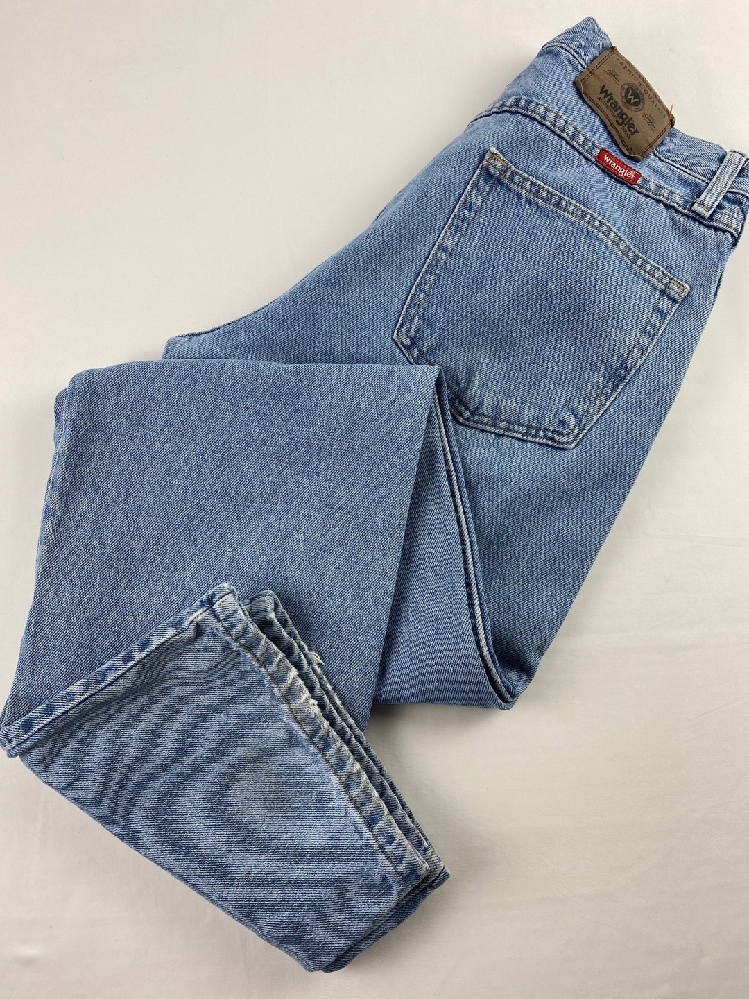 Wrangler archive buggy denim pants 90s’ 1980s “ Wrangler / 13 MWZPB ” original black denim pants