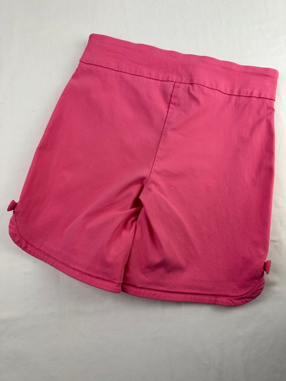 Y2K Pink Bow Booty Hot Shorts Vintage - image 4