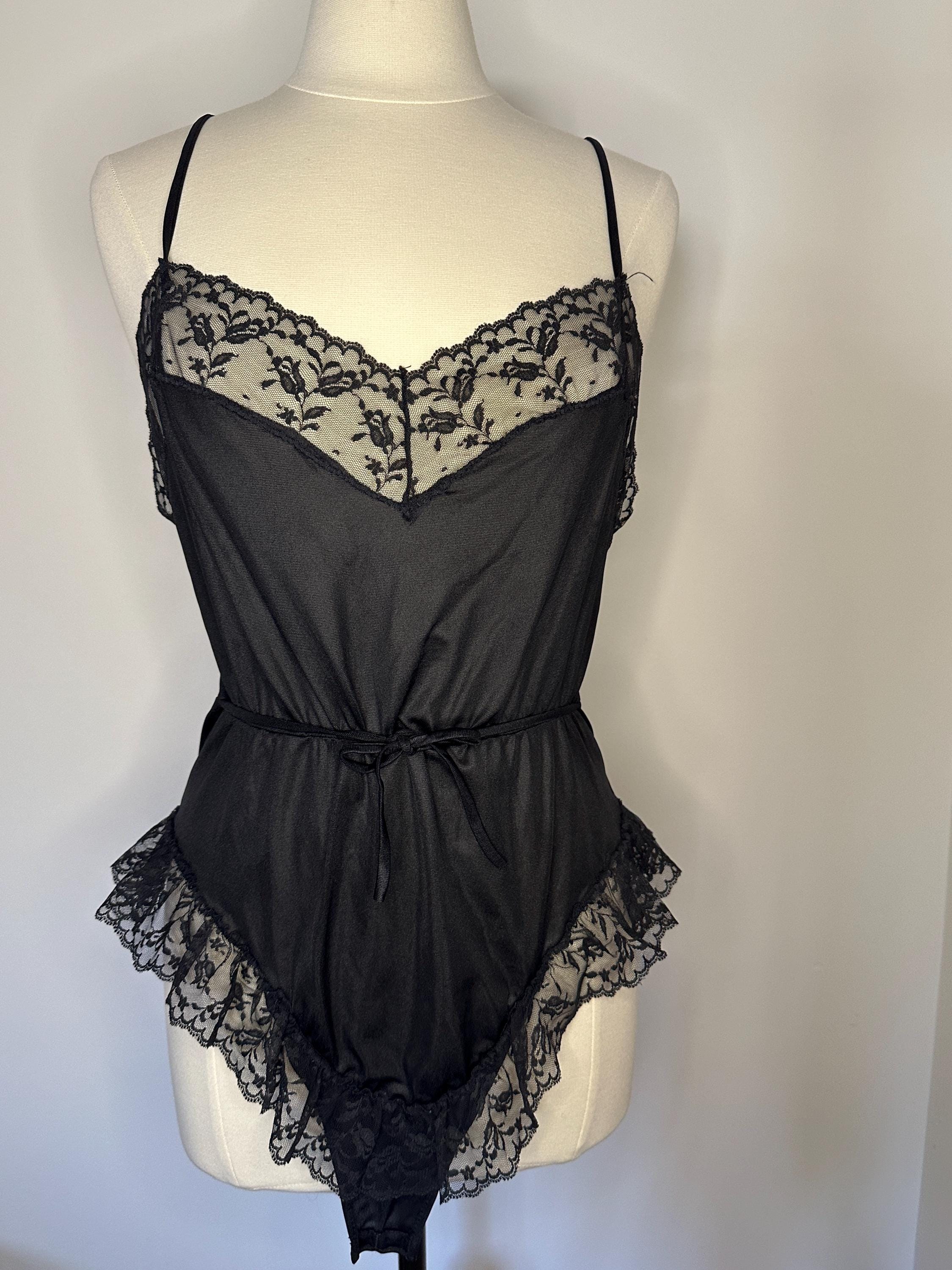 chinese dress ladies Overall Lacy with Deep Neck Sensual Teddy Dress