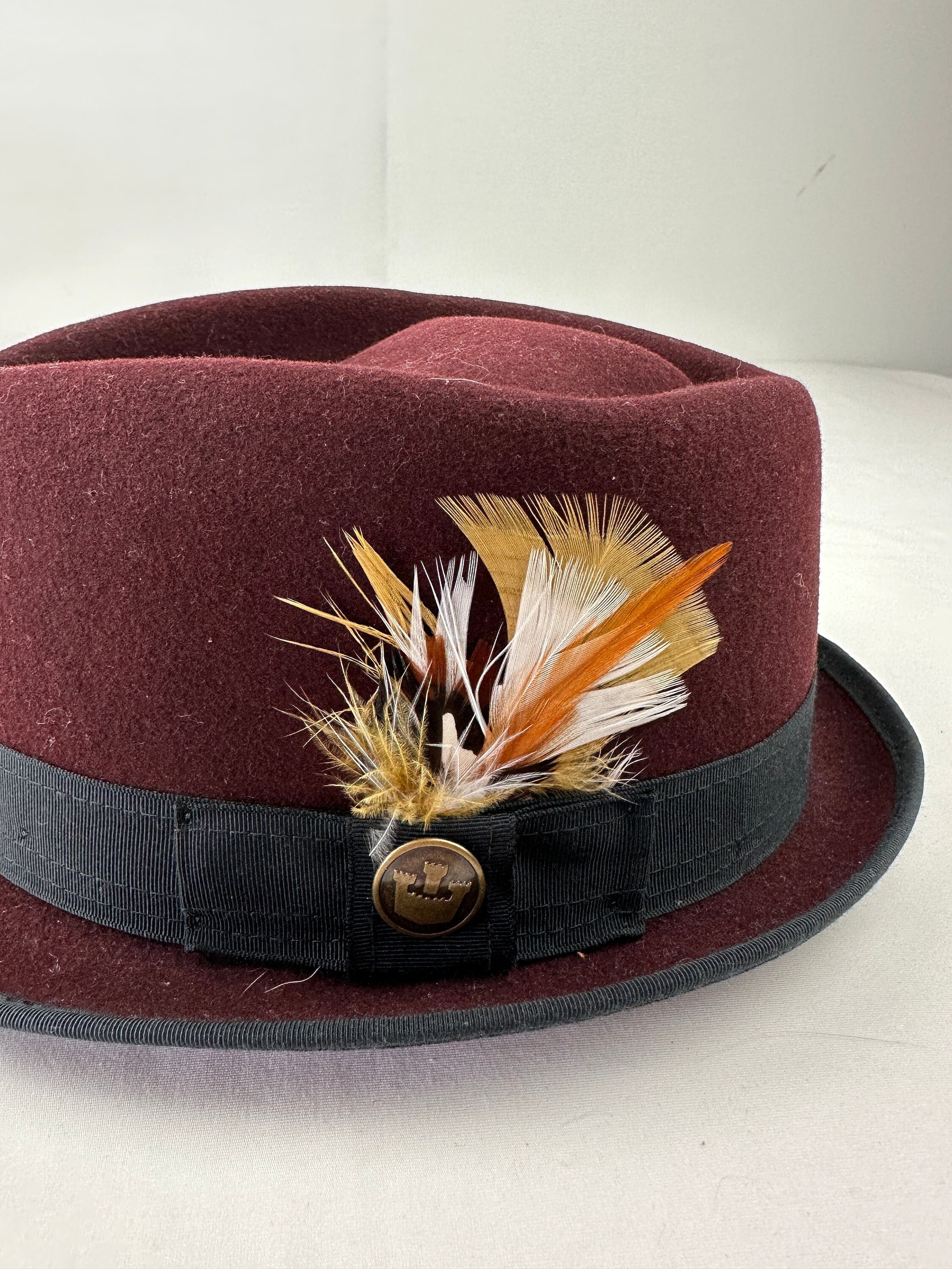 Goorin Bros Charlestowne Wool Fedora Hat Brown