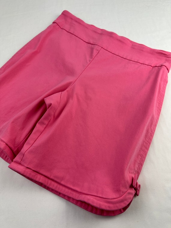 Y2K Pink Bow Booty Hot Shorts Vintage - image 2