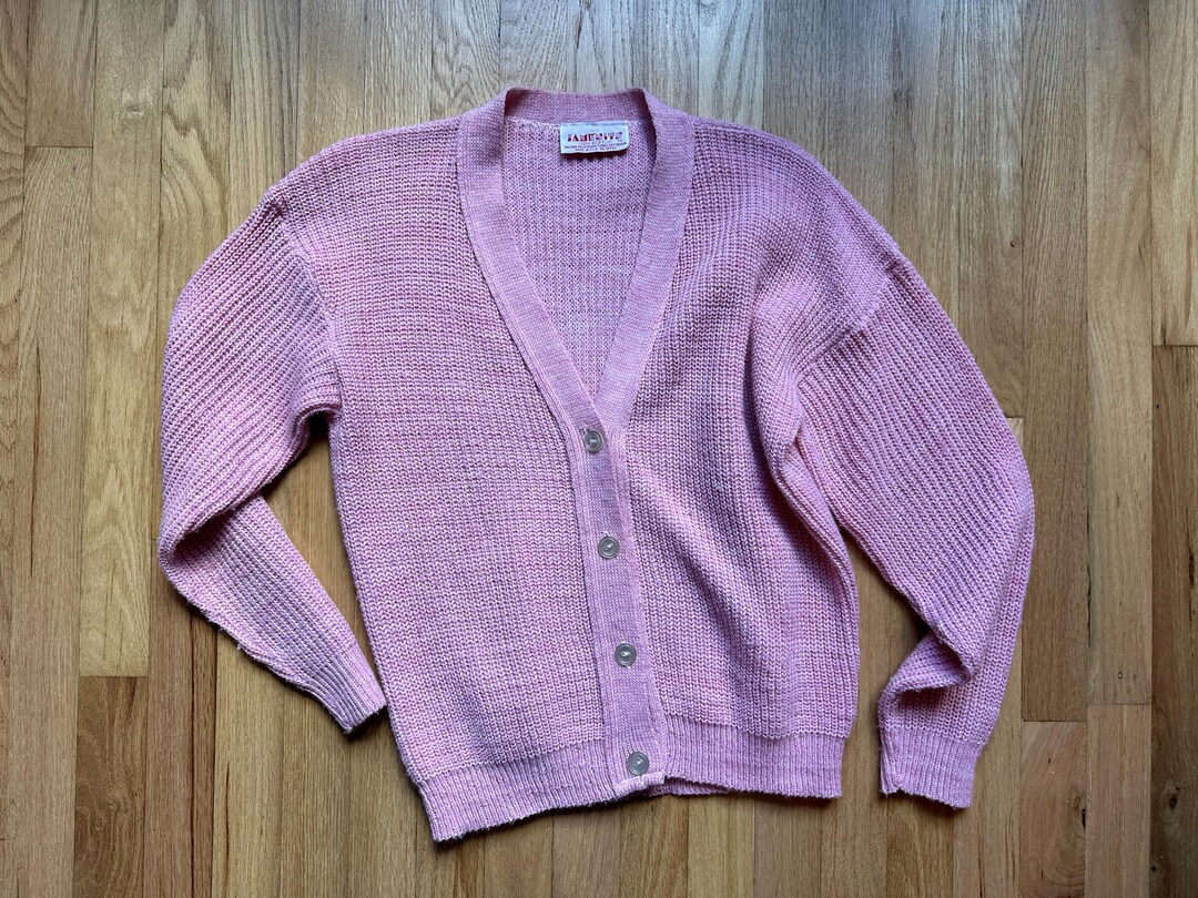 Early 2000s Long Pink Cardigan