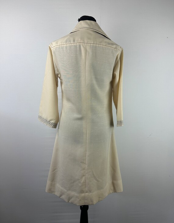 70's Floral Patchwork Coat Vintage - image 6