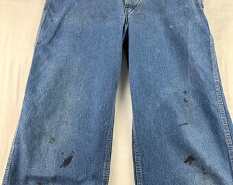 【60〜70's Sears】\"Denim coverall\" Vintage 1970'S Sears Work Leisure Denim Coverall Made in USA