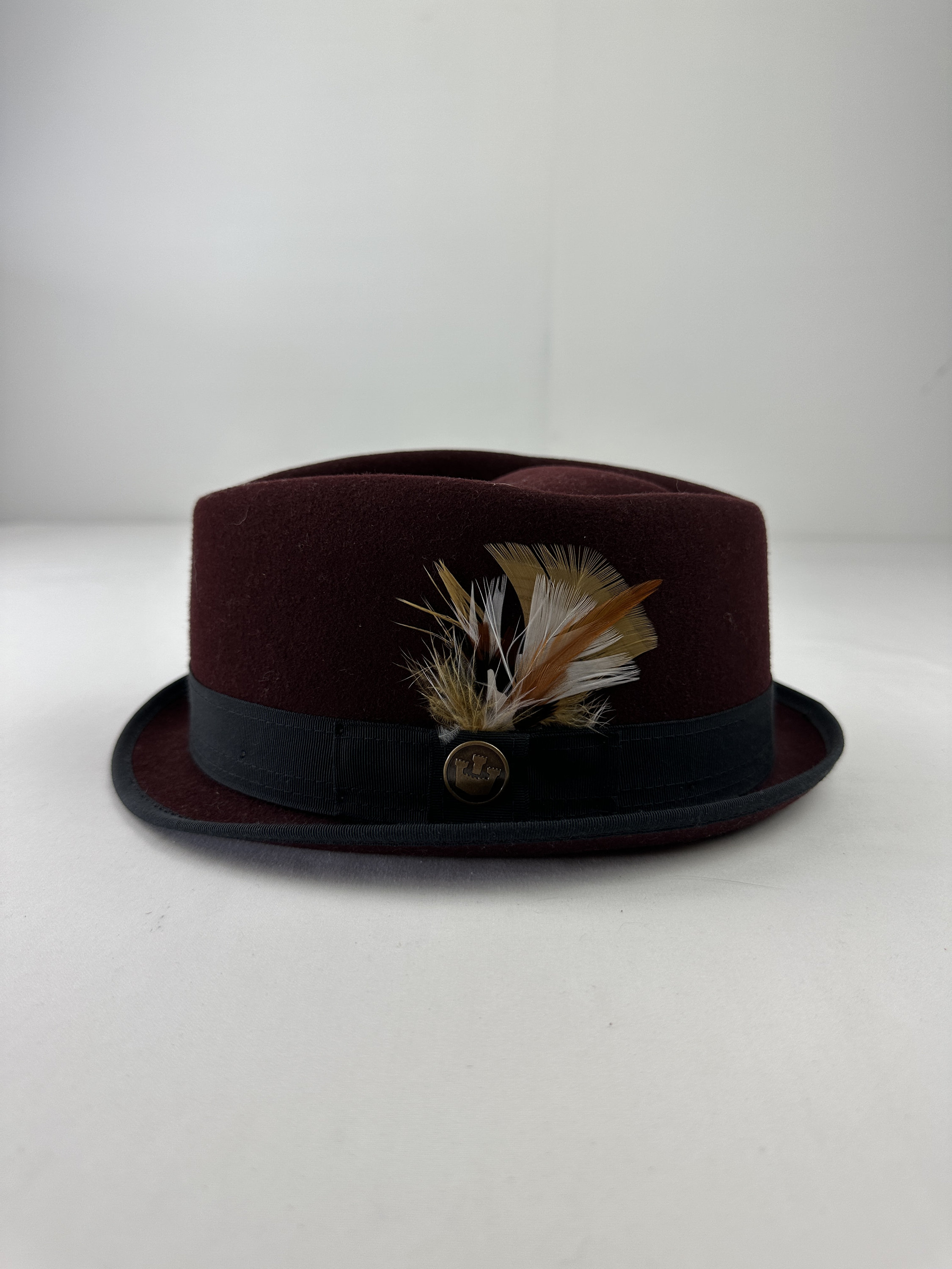Goorin Bros Ryan Pointo Wool Fedora Hat Olive