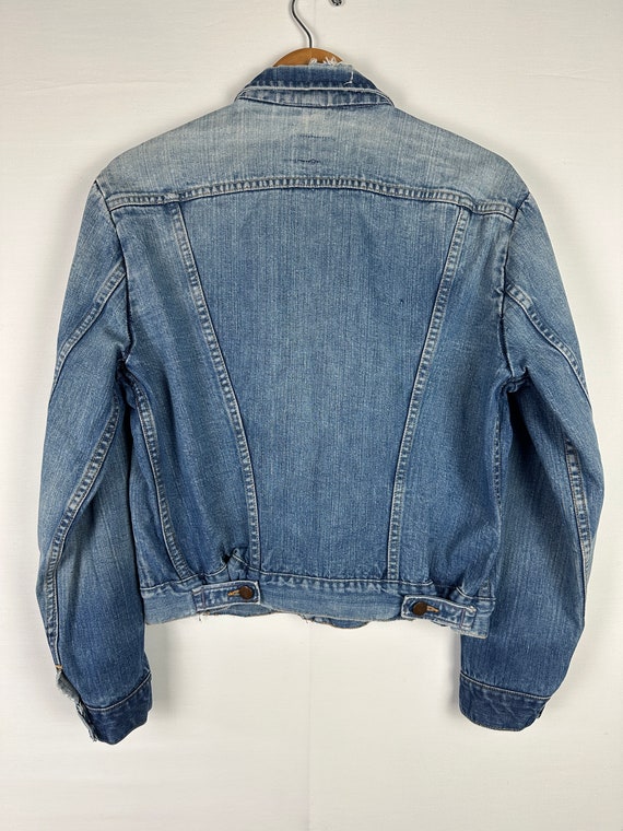 80's Wrangler Denim Jean Jacket Vintage Western W… - image 5